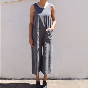 Ilana Kohn Milo Jumpsuit in Graphite Grey